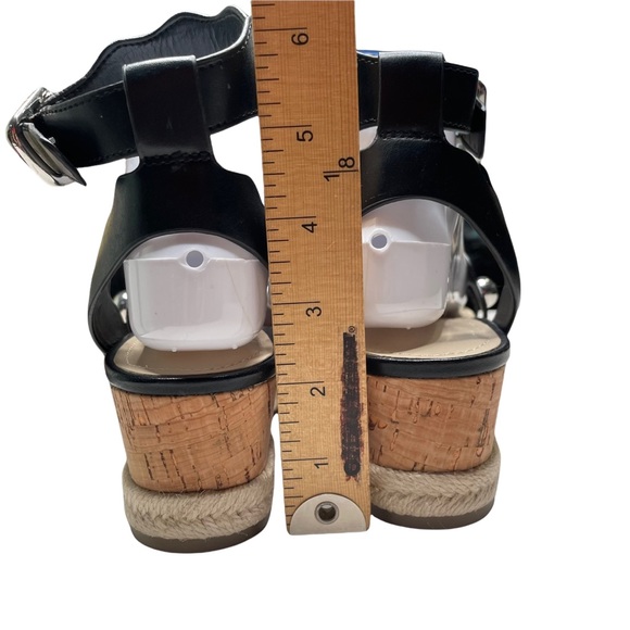 Marc Fisher Faythe Studded Cork Espadrille Wedges size 7.5 M new - Picture 8 of 14